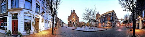 043-Schiedam Markt en Oude Stadhuis  
